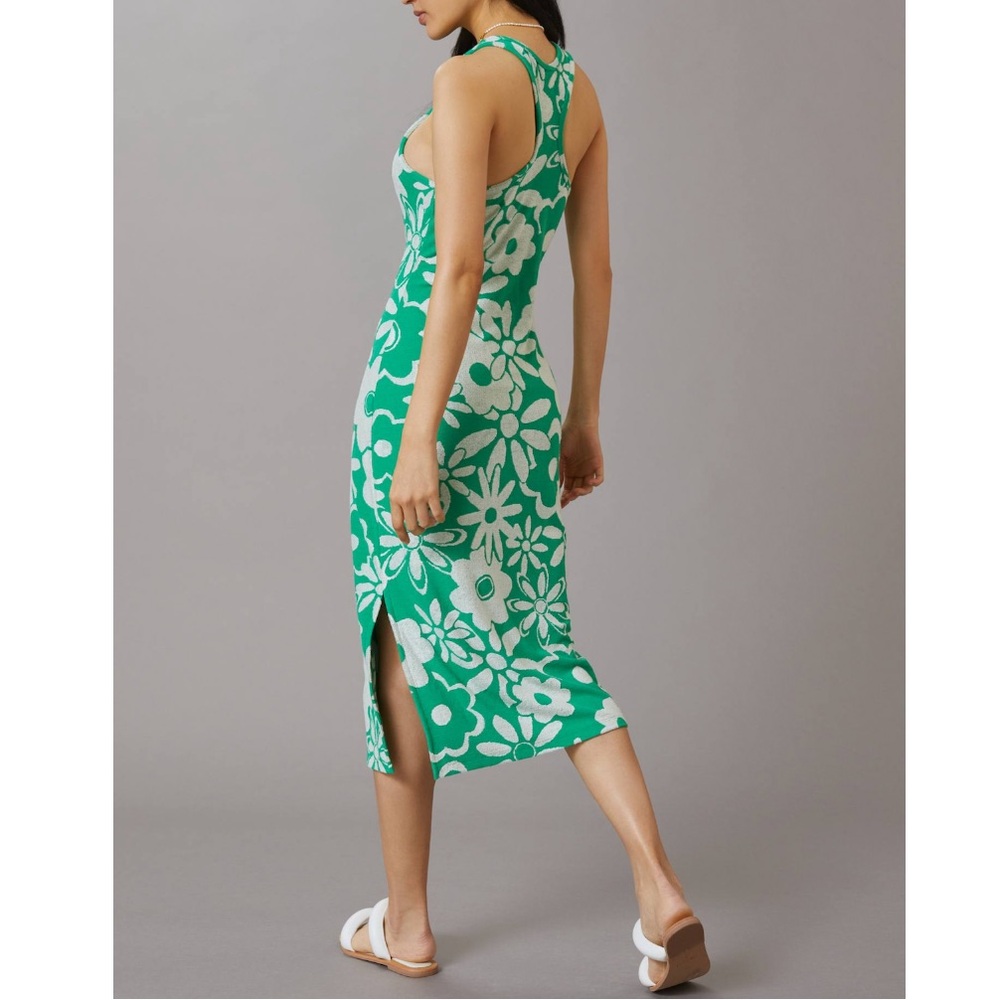 Anthropologie by Daily Practice Terry Jacquard Midi Dress, NEW - Picture 4 of 15